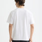 White Smoke CORE RAW-EDGED RELAXED-FIT GARMENT-DYED T-SHIRT טי שירט קצרה SCOTCH & SODA