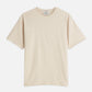 Light Gray CORE RAW-EDGED RELAXED-FIT GARMENT-DYED T-SHIRT טי שירט קצרה SCOTCH & SODA