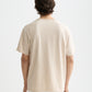 Gray CORE RAW-EDGED RELAXED-FIT GARMENT-DYED T-SHIRT טי שירט קצרה SCOTCH & SODA