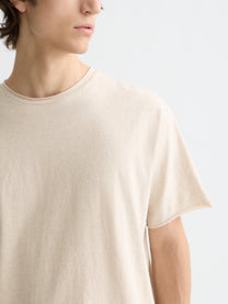 Gray טי שירט קצרה לגברים Raw Edged SCOTCH & SODA