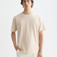 Lavender CORE RAW-EDGED RELAXED-FIT GARMENT-DYED T-SHIRT טי שירט קצרה SCOTCH & SODA