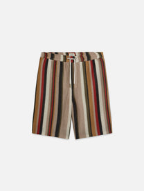 Rosy Brown ברמודת סריג פסים לגברים Crochet Multicolor SCOTCH & SODA