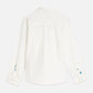 Seashell חולצה מכופתרת ארוכה לילדים Linen SCOTCH & SODA