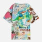 White Smoke טי שירט קצרה לילדים Basquiat Printed SCOTCH & SODA