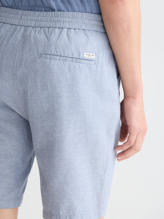 Lavender SEASONAL CORE FAVE COTTON LINEN  CHINO SHORTS מכנסיים קצרים SCOTCH & SODA