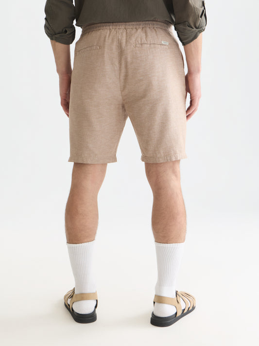White Smoke SEASONAL CORE FAVE COTTON LINEN CHINO SHORTS מכנסיים קצרים SCOTCH & SODA