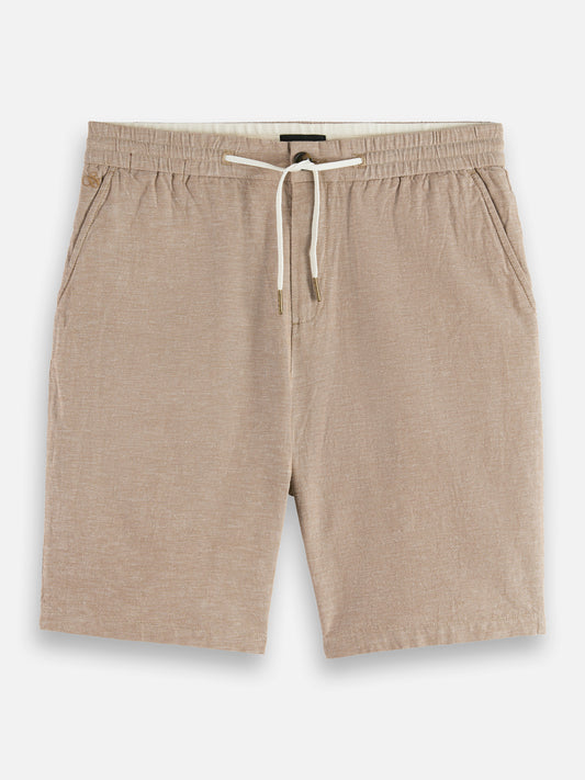 Dark Gray SEASONAL CORE FAVE COTTON LINEN CHINO SHORTS מכנסיים קצרים SCOTCH & SODA