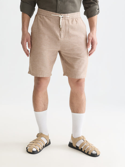 Lavender SEASONAL CORE FAVE COTTON LINEN CHINO SHORTS מכנסיים קצרים SCOTCH & SODA