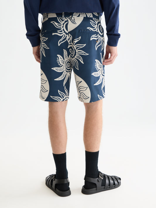 White Smoke STUART PRINTED STRETCH COTTON CHINO SHORTS מכנסיים קצרים SCOTCH & SODA
