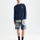 White Smoke מכנסיים קצרים לגברים Stuart Printed Stretch SCOTCH & SODA