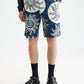 White Smoke מכנסיים קצרים לגברים Stuart Printed Stretch SCOTCH & SODA