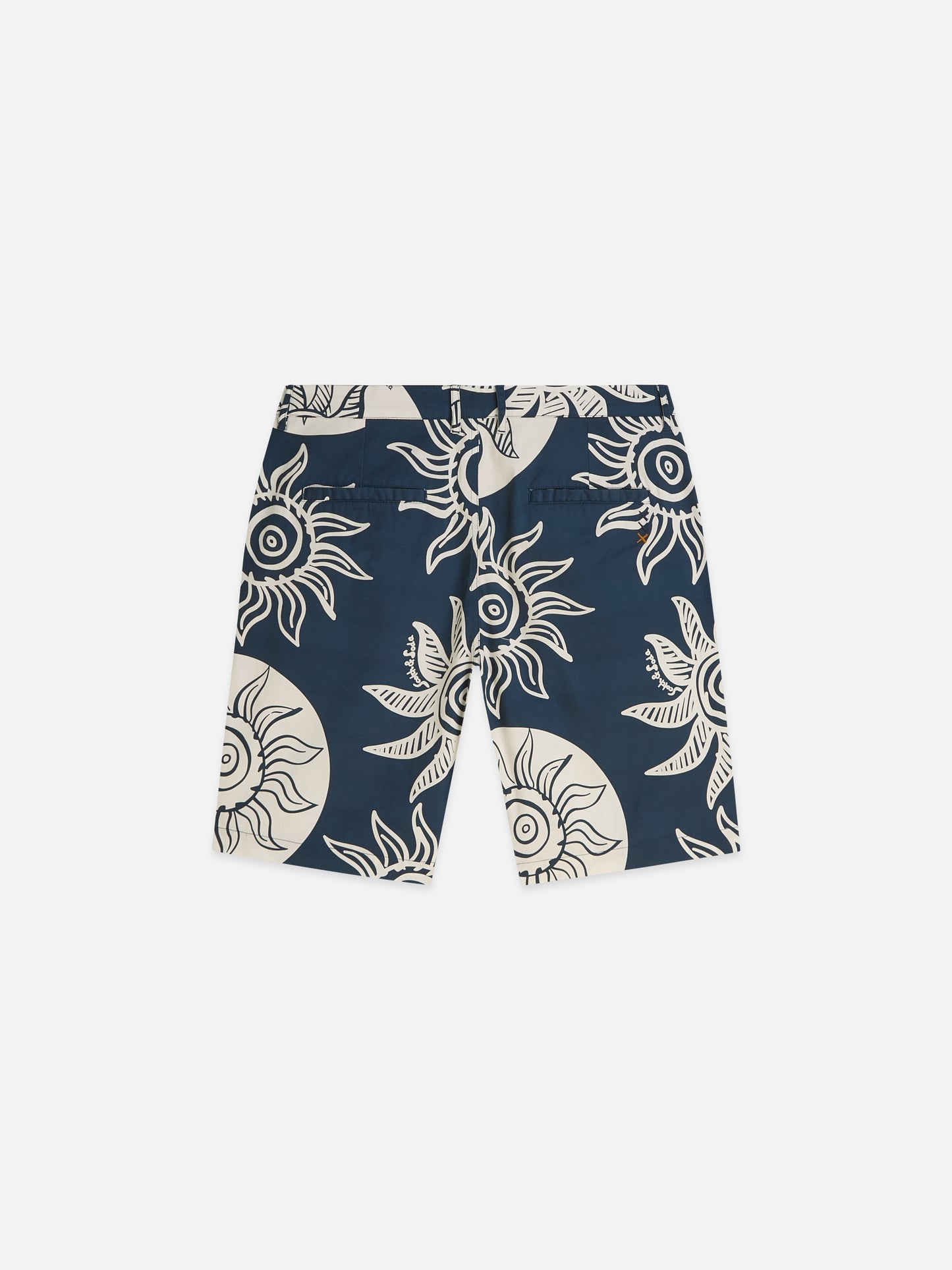 Dark Slate Gray מכנסיים קצרים לגברים Stuart Printed Stretch SCOTCH & SODA