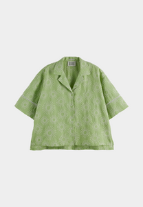 Lavender חולצה מכופתרת קצרה לנשים SCOTCH & SODA