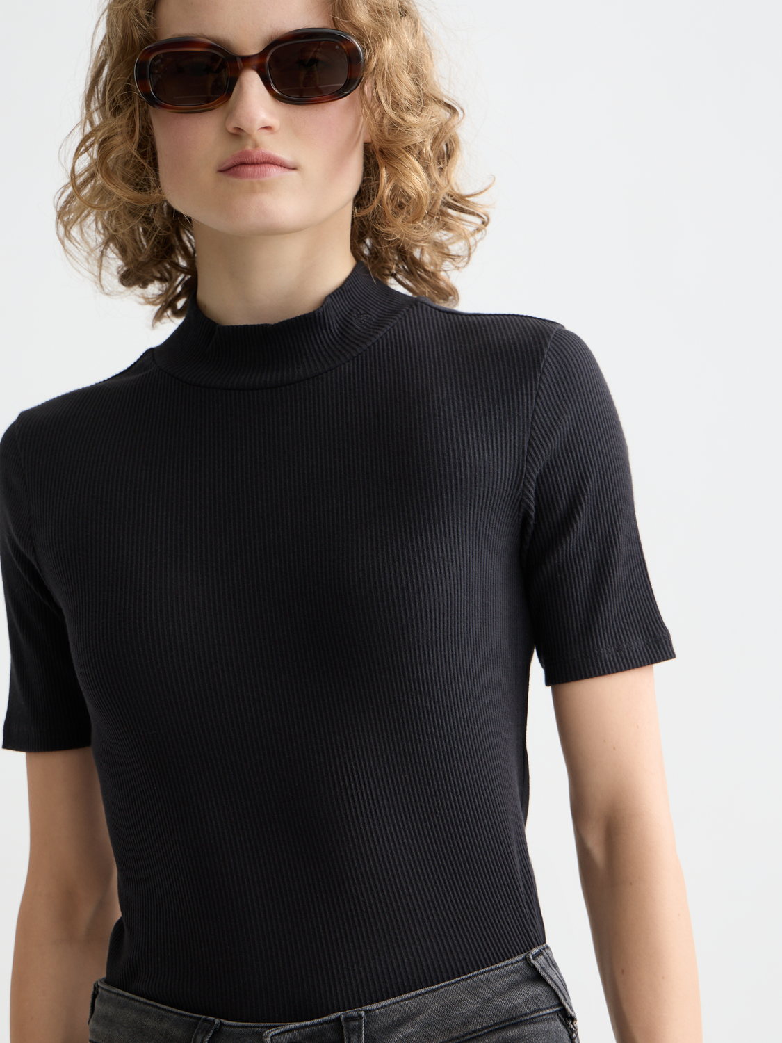 Dark Slate Gray טי שירט ריב קצרה Mock SCOTCH & SODA