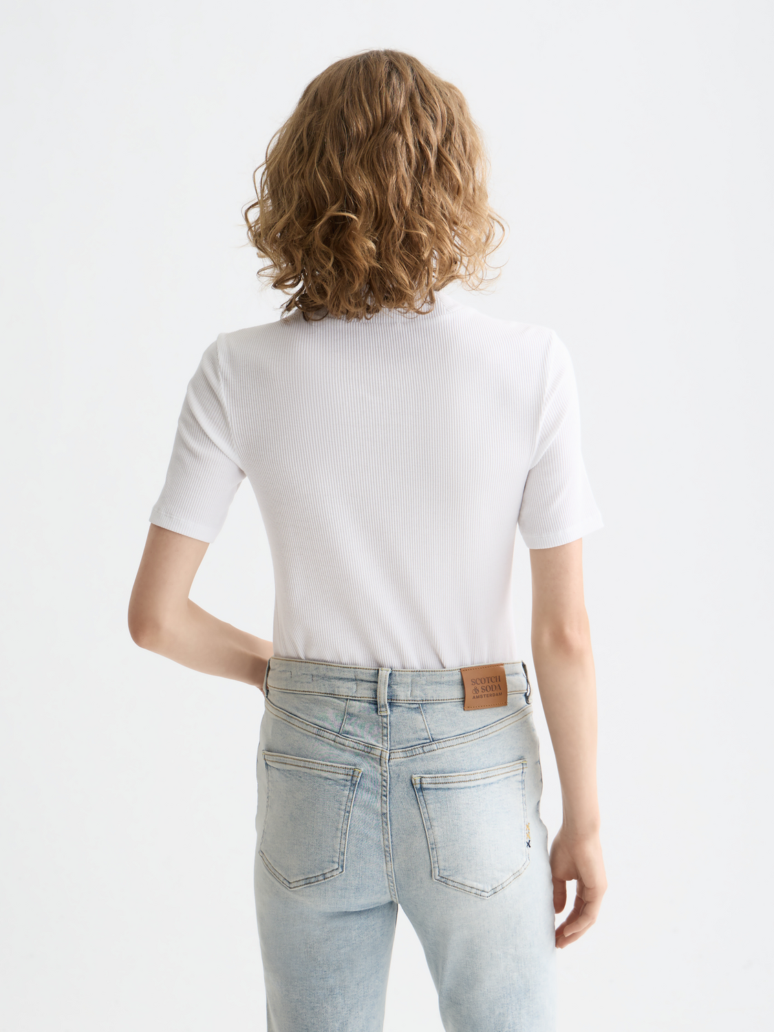 Lavender טי שירט ריב קצרה Mock SCOTCH & SODA