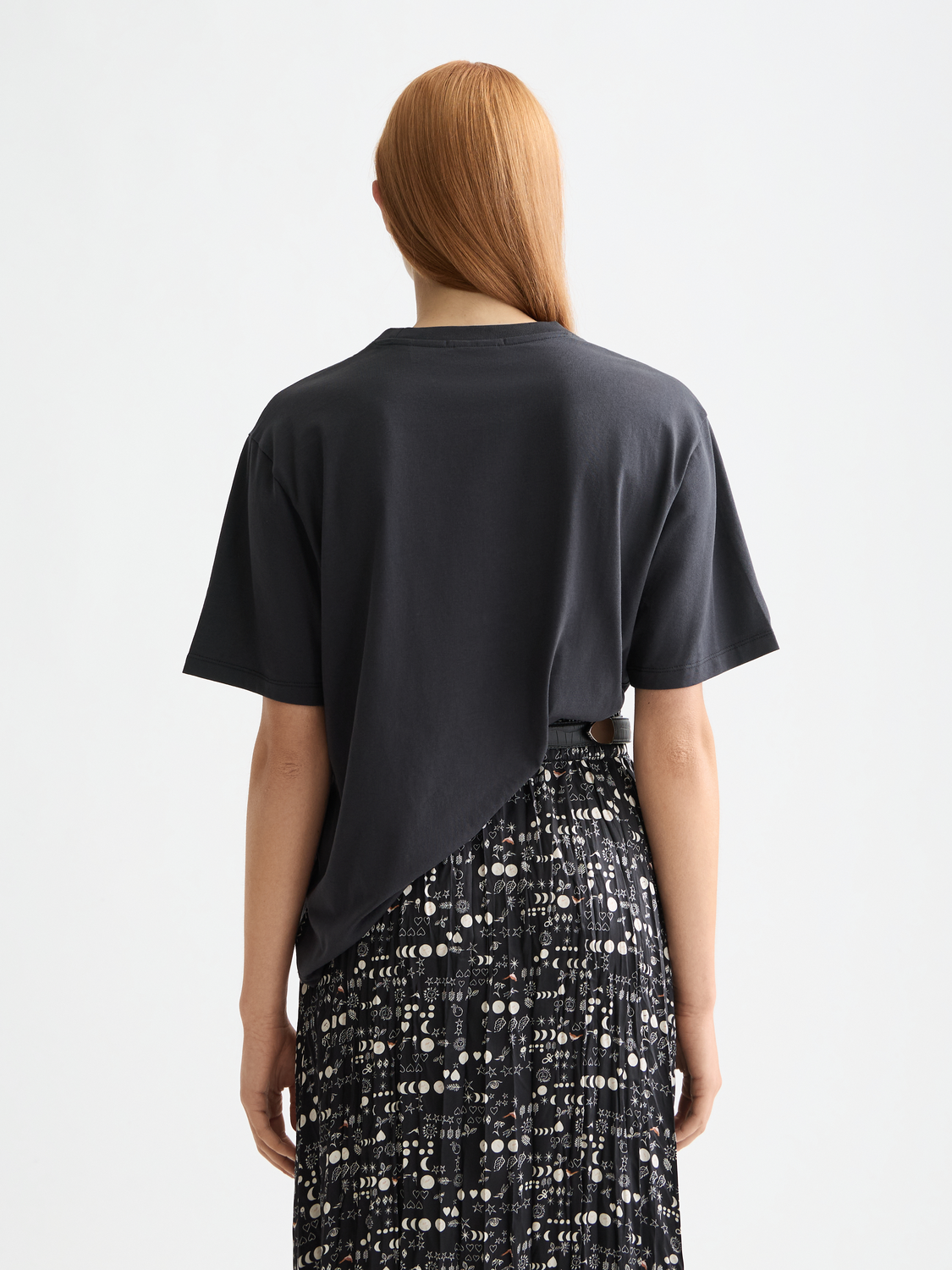 White Smoke טי שירט קצרה לנשים Leopard SCOTCH & SODA