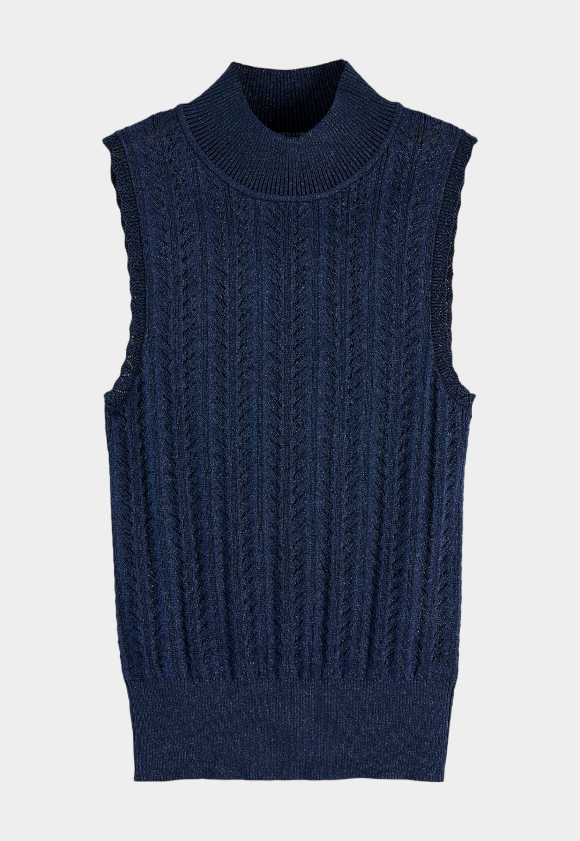 Dark Slate Gray גופית סריג לנשים  Pointelle SCOTCH & SODA