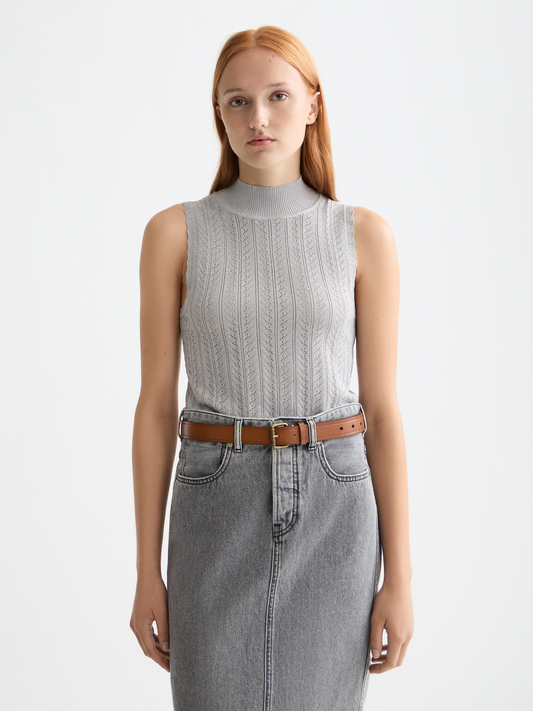 Lavender גופית סריג לנשים  Pointelle SCOTCH & SODA