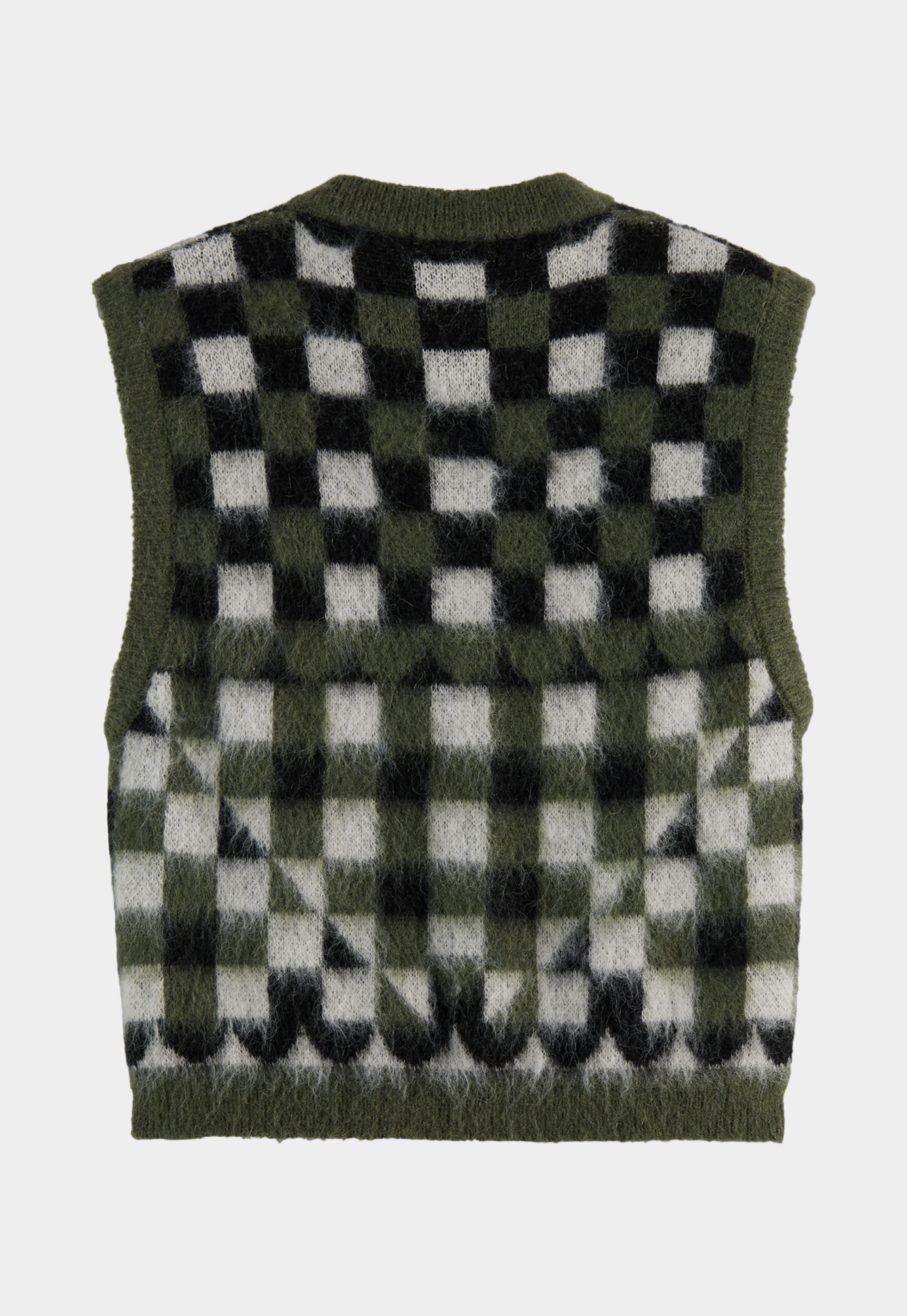 Light Gray ווסט סריג לנשים Fuzzy SCOTCH & SODA