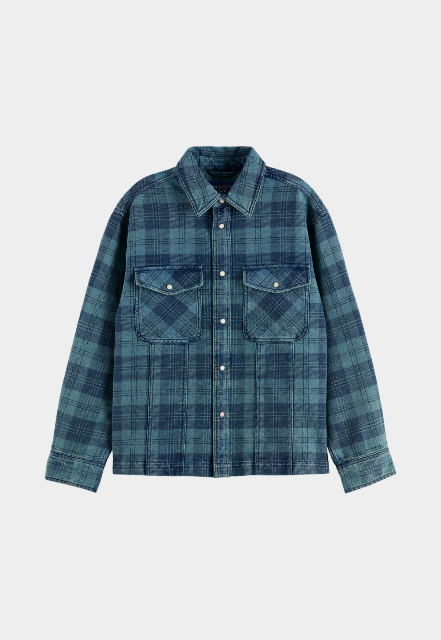 Lavender חולצת ג'ינס מכופתרת ארוכה לנשים SCOTCH & SODA