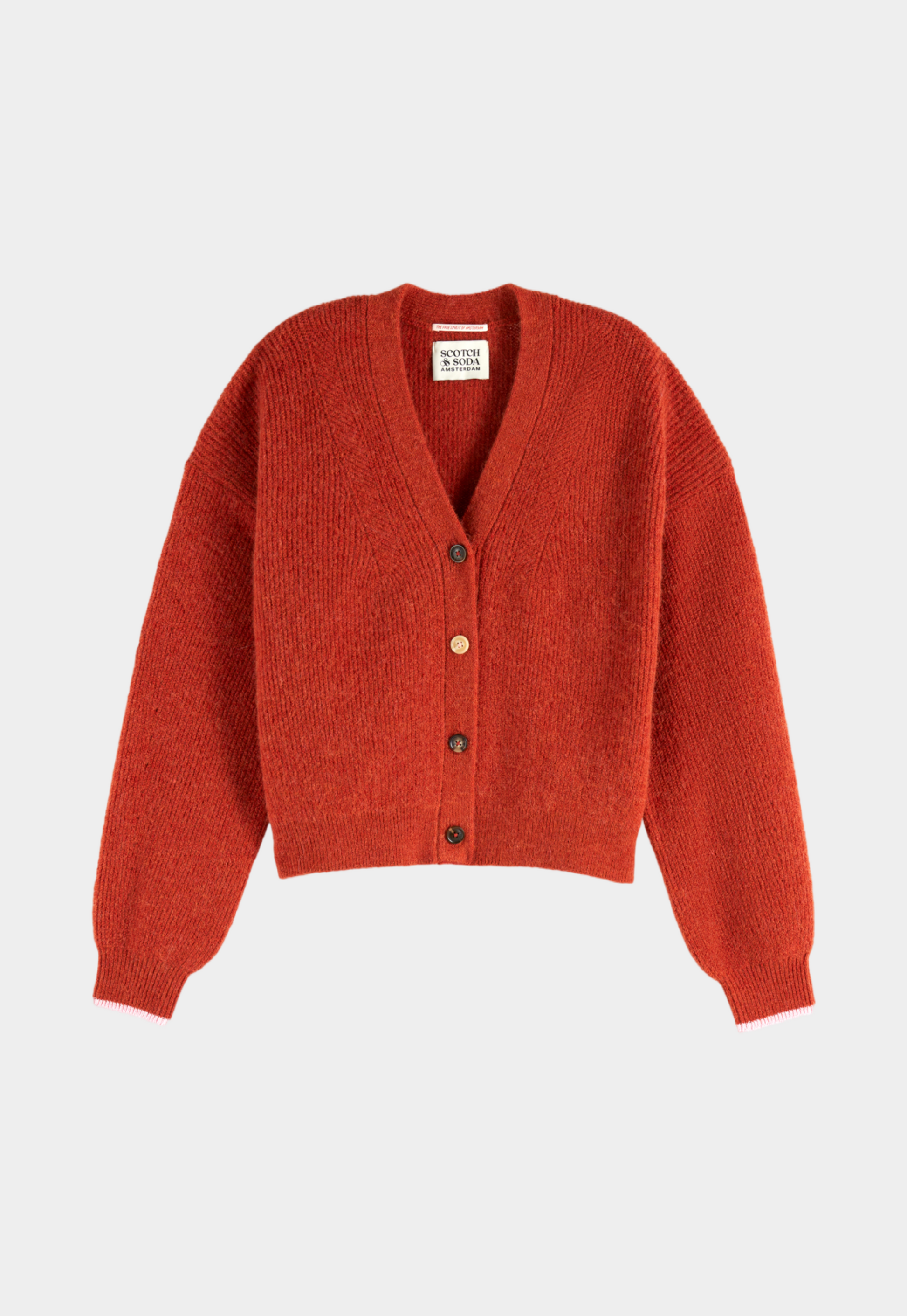 Lavender קרדיגן לנשים Fuzzy SCOTCH & SODA