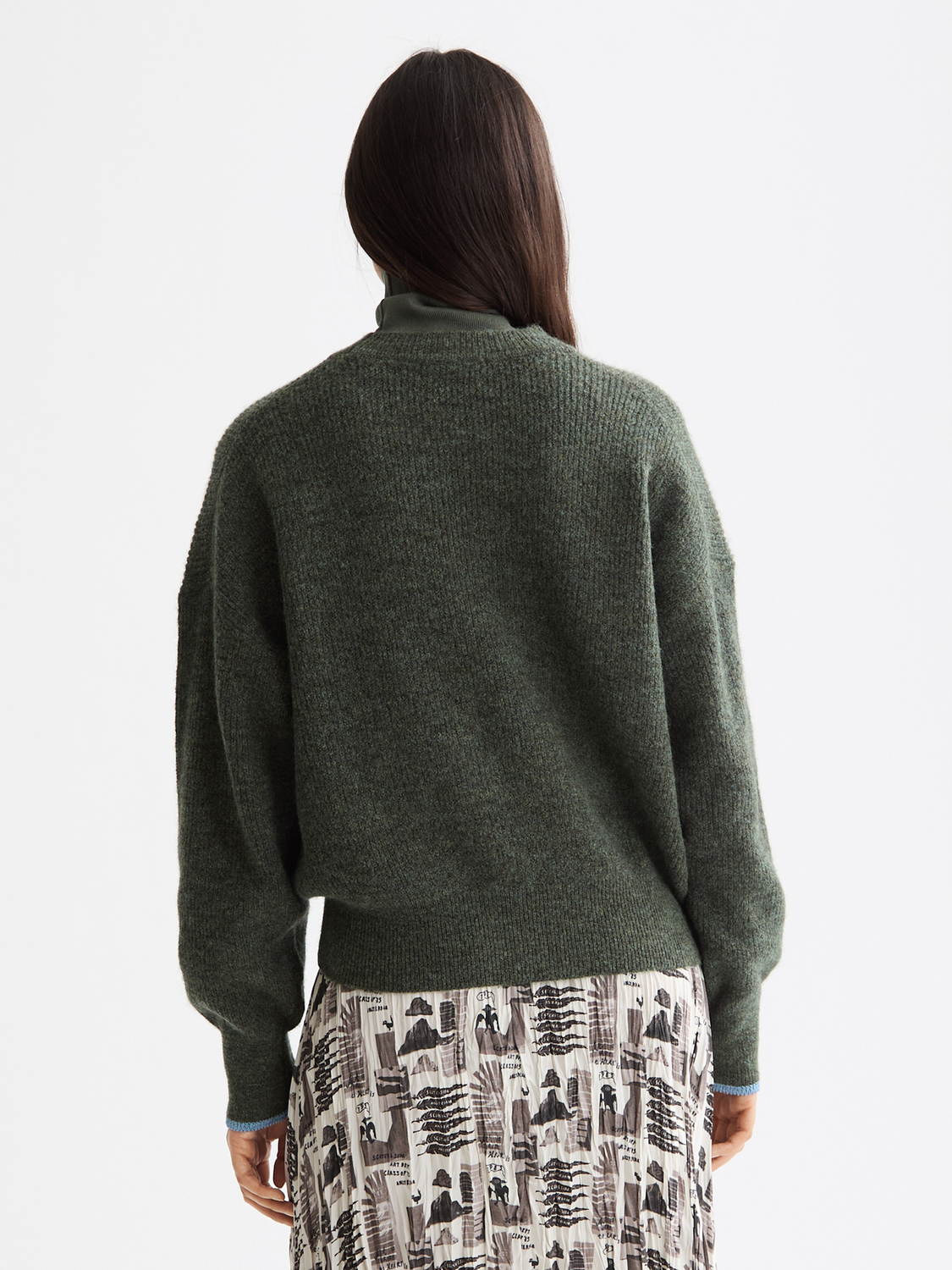 Dark Slate Gray סוודר לנשים Fuzzy SCOTCH & SODA