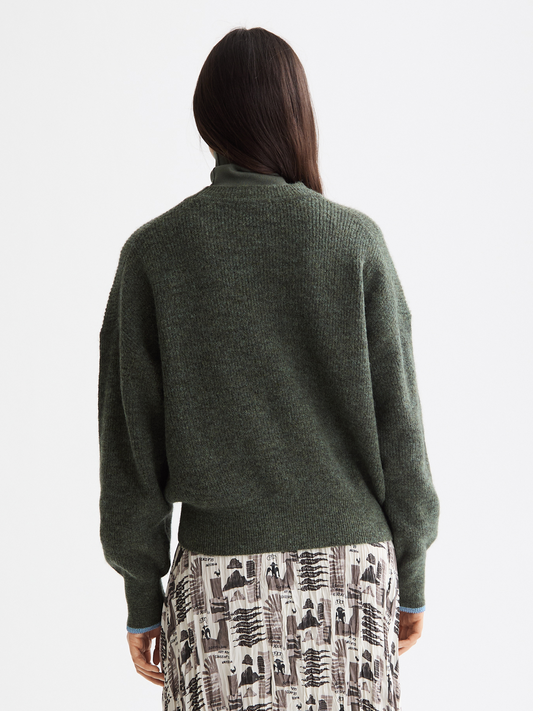 Dark Slate Gray סוודר לנשים Fuzzy SCOTCH & SODA