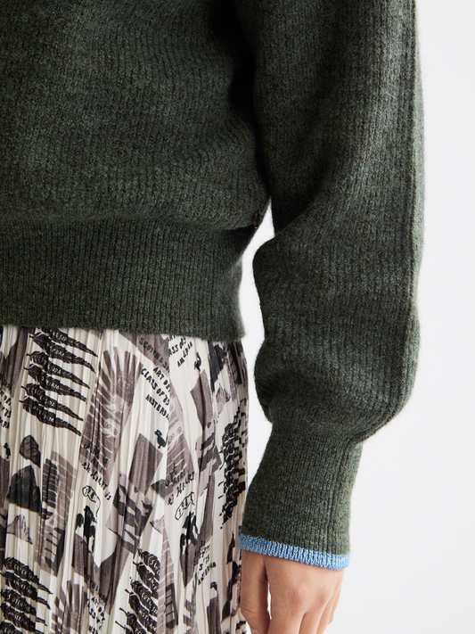 Light Gray סוודר לנשים Fuzzy SCOTCH & SODA