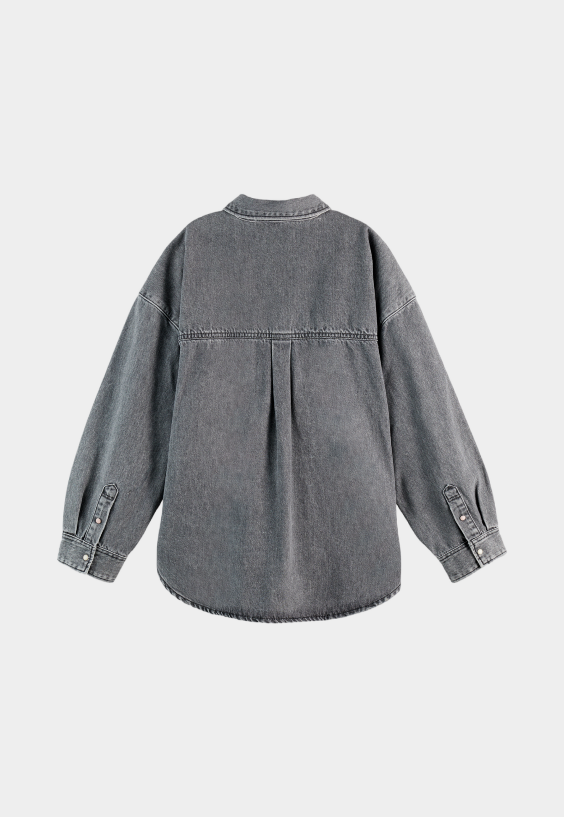 Dim Gray חולצת ג'ינס ארוכה לנשים Black Spark SCOTCH & SODA