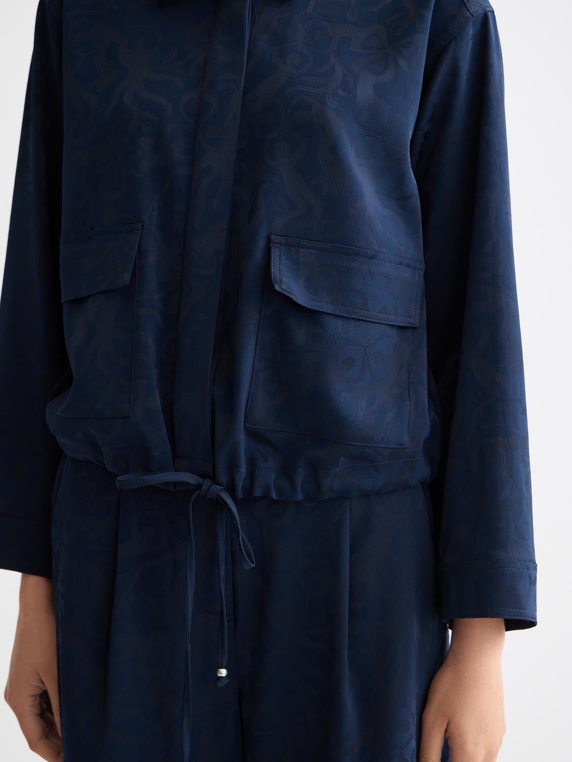 Black חולצה ארוכה לנשים Utility SCOTCH & SODA