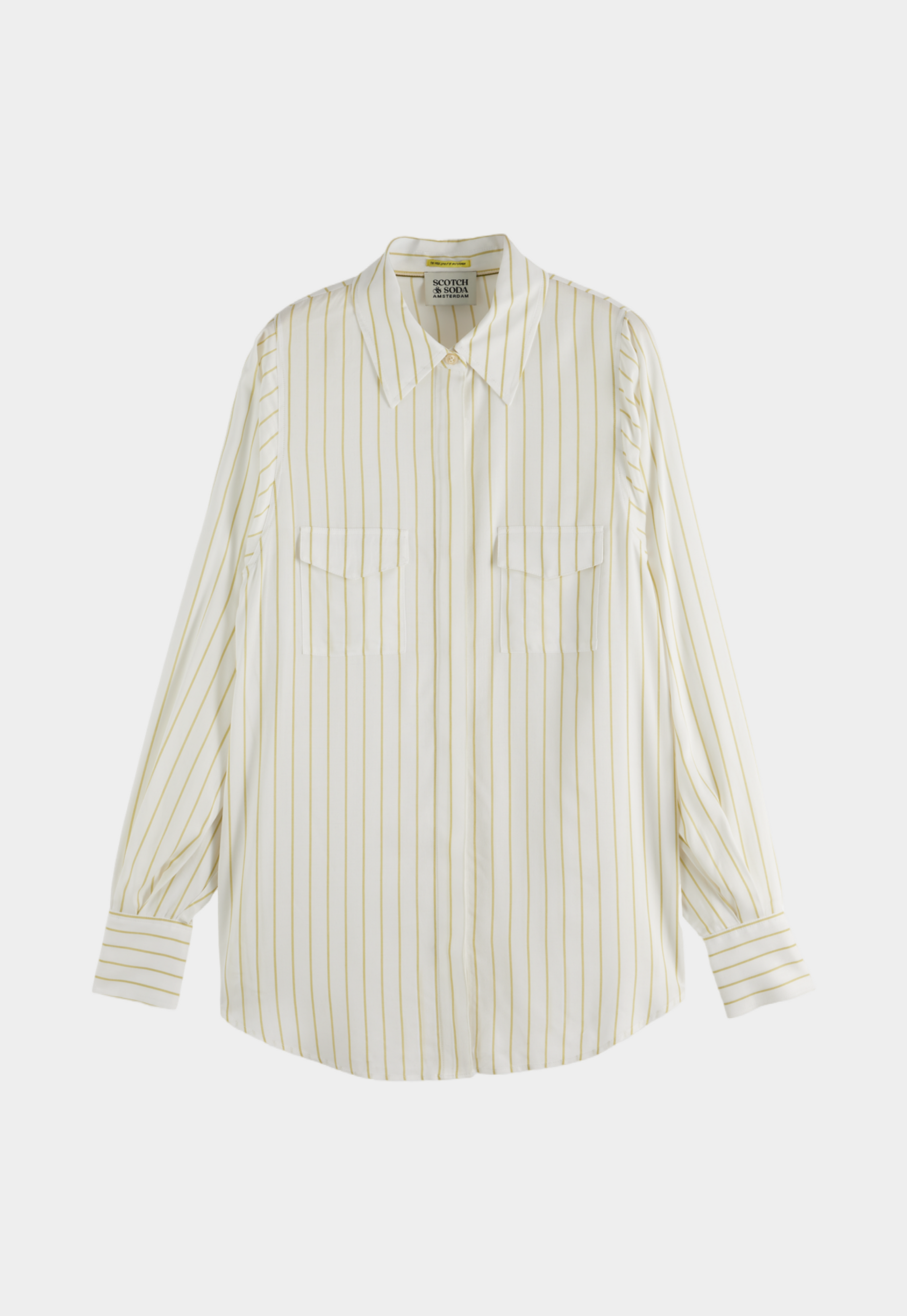 Beige חולצה ארוכה לנשים SCOTCH & SODA