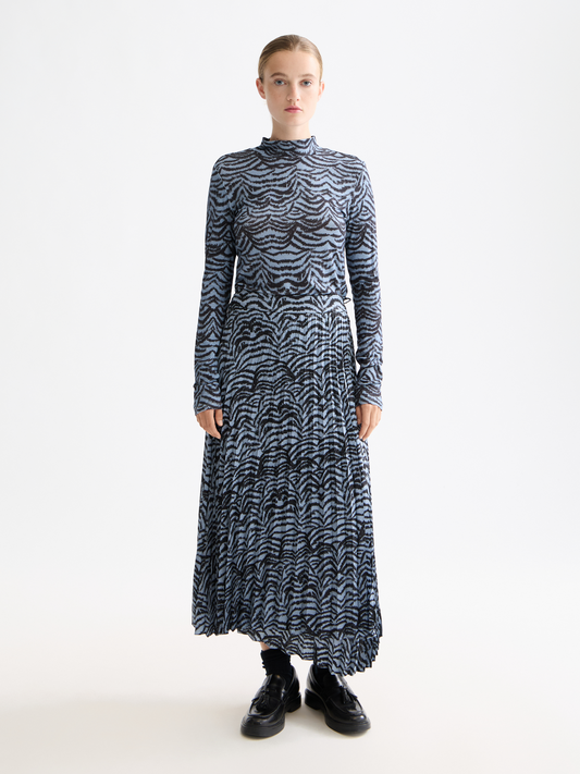 Dark Slate Gray סריג עם צווארון לנשים SCOTCH & SODA