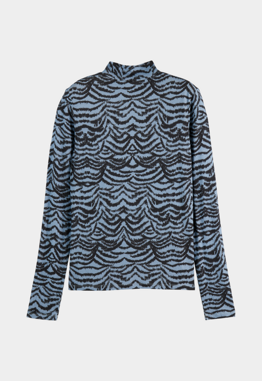 Light Gray סריג עם צווארון לנשים SCOTCH & SODA