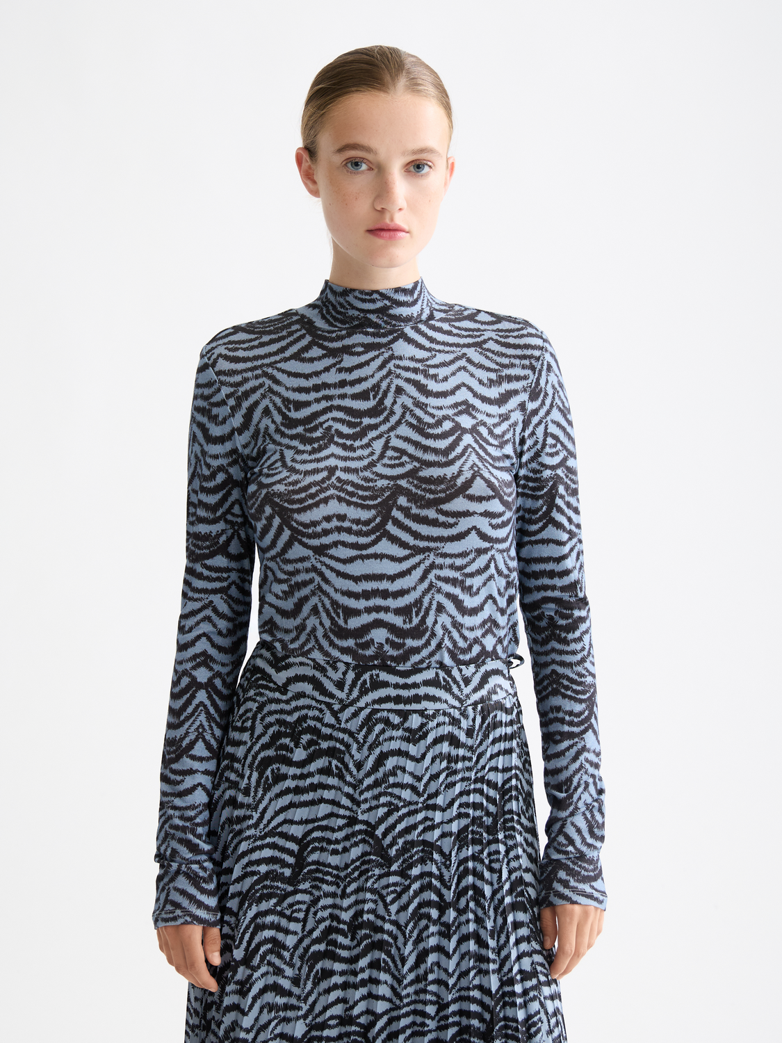 Lavender סריג עם צווארון לנשים SCOTCH & SODA