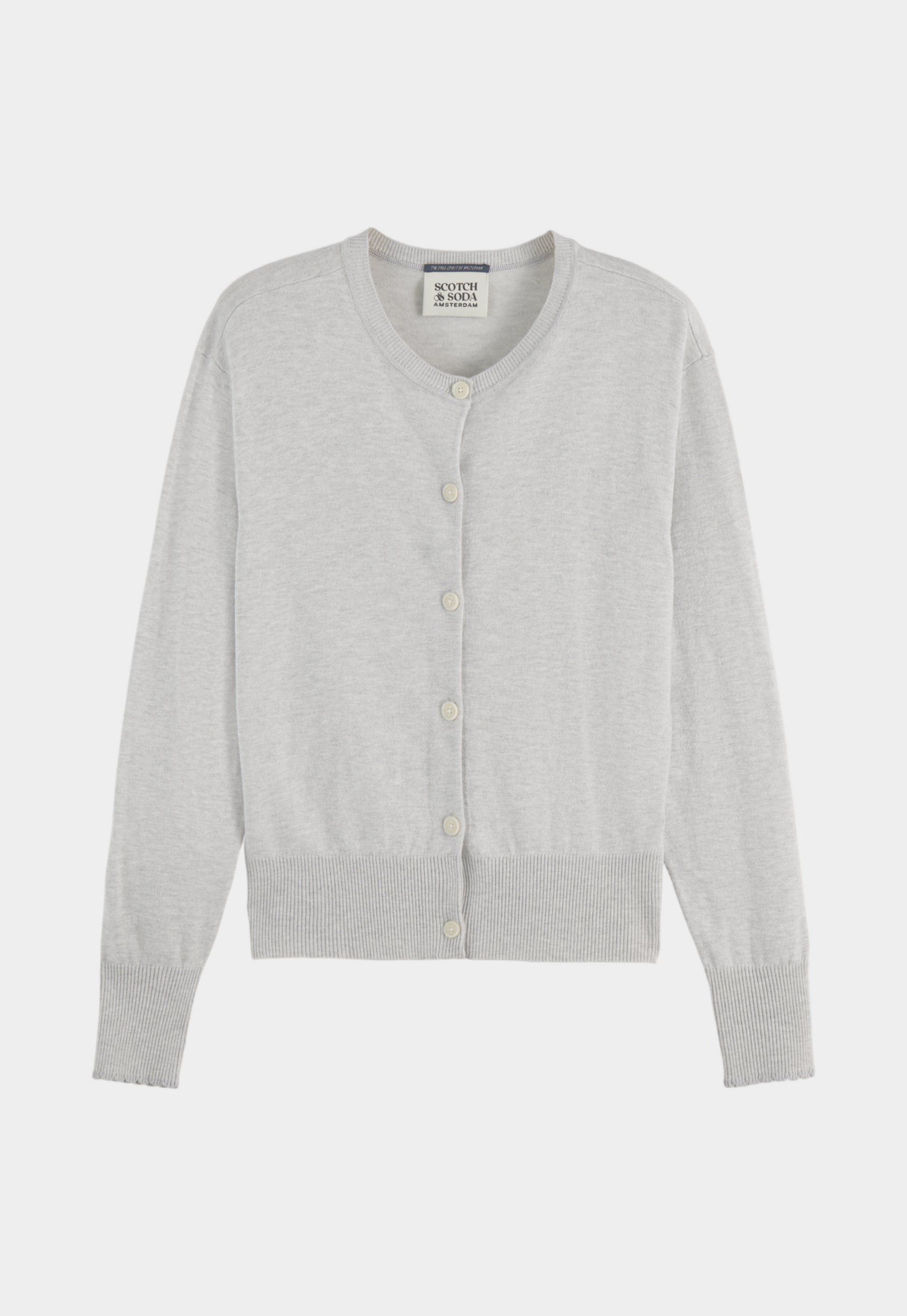 Light Gray קרדיגן לנשים SCOTCH & SODA