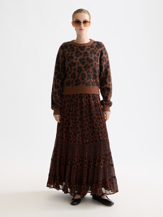 Black סוודר מנומר לנשים SCOTCH & SODA