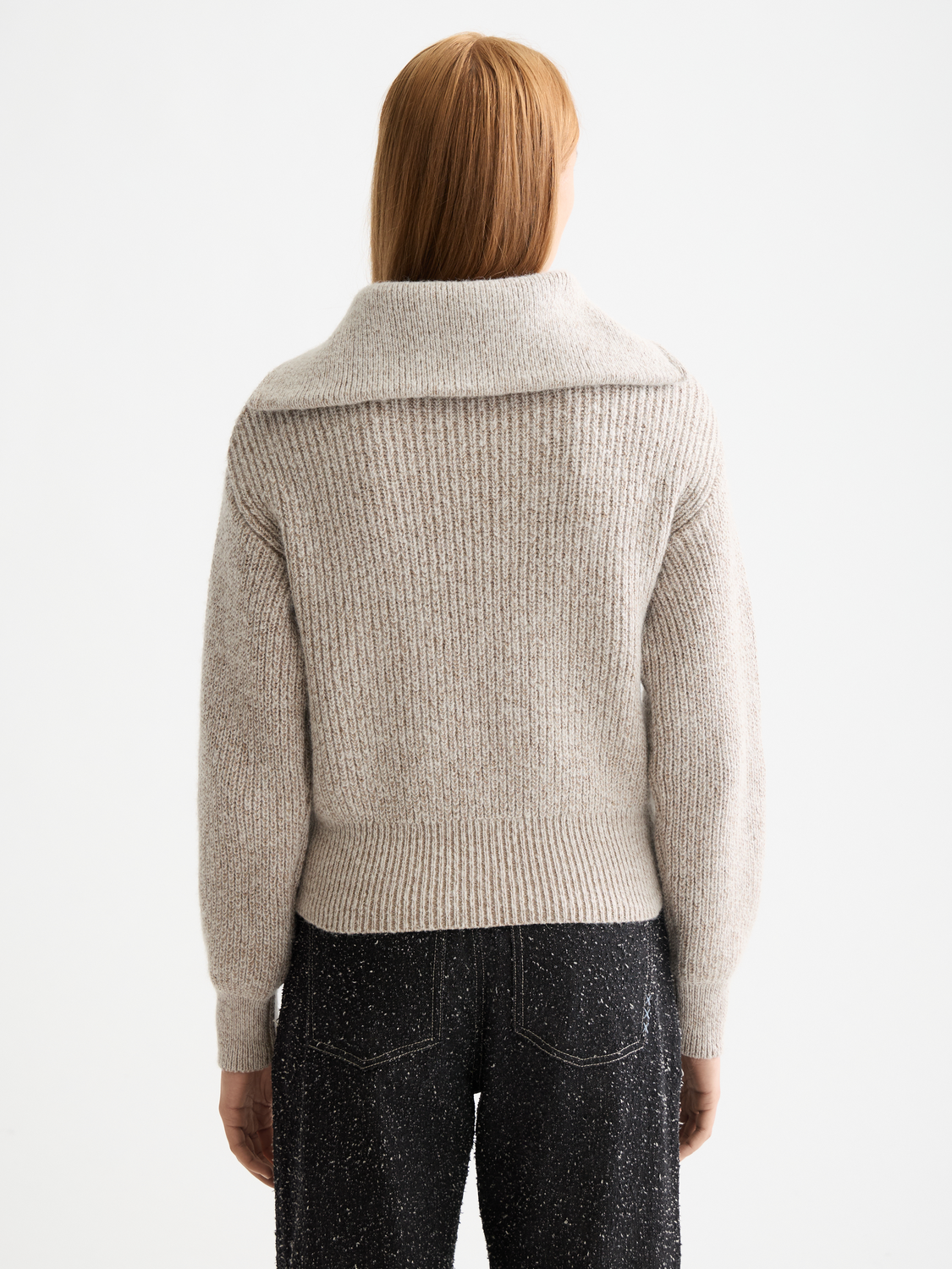 Dark Slate Gray סוודר חצי רוכסן לנשים SCOTCH & SODA