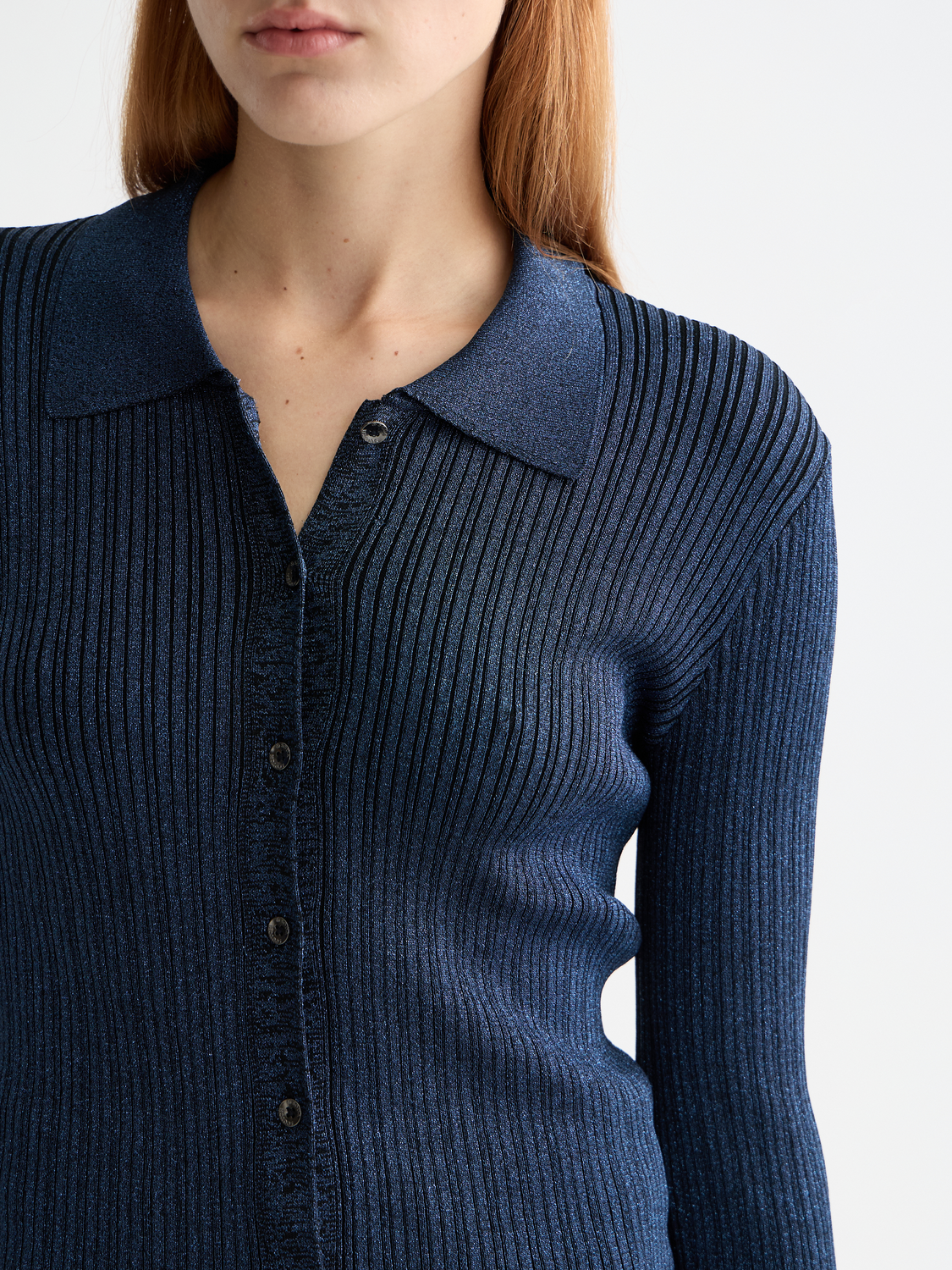 Light Gray סריג מטאלי לנשים SCOTCH & SODA