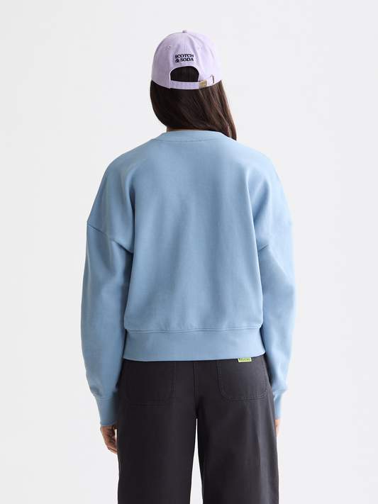 Dark Slate Gray סווטשירט עם לוגו לנשים SCOTCH & SODA