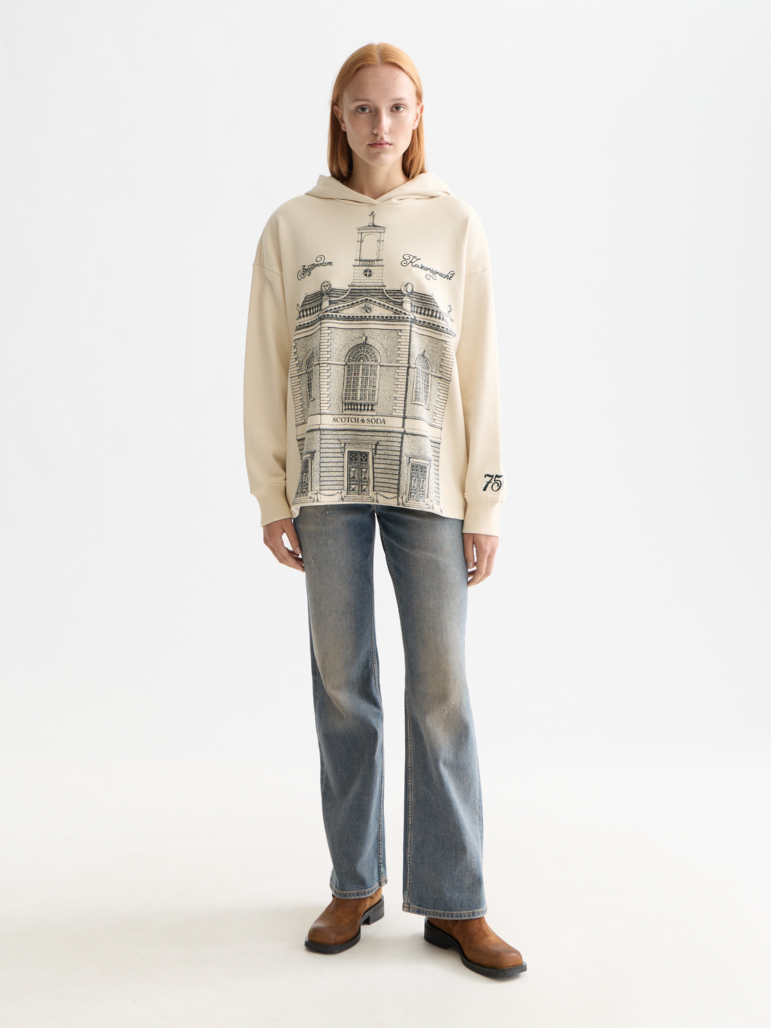 White Smoke קפוצ'ון לנשים Artwork 750 SCOTCH & SODA