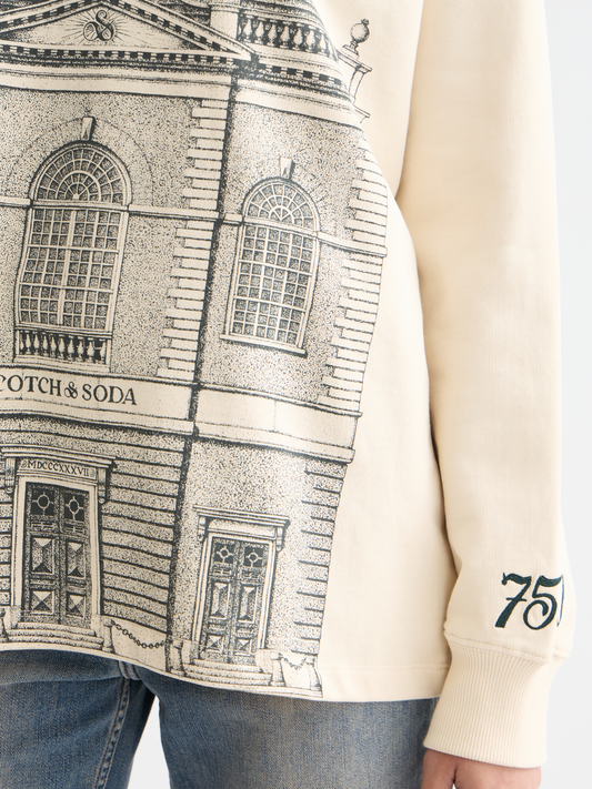 Light Gray קפוצ'ון לנשים Artwork 750 SCOTCH & SODA