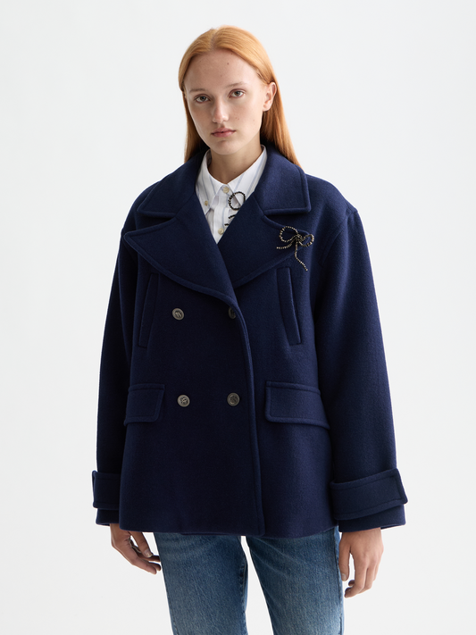 White Smoke מעיל לנשים SCOTCH & SODA