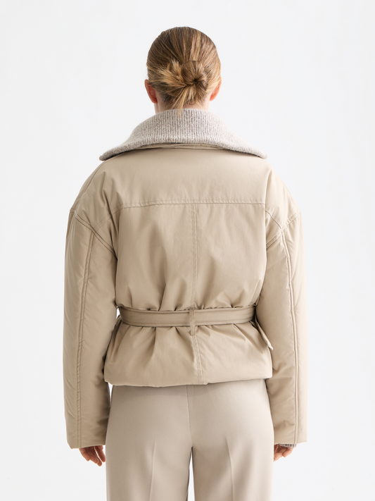 Light Gray מעיל פוך לנשים SCOTCH & SODA