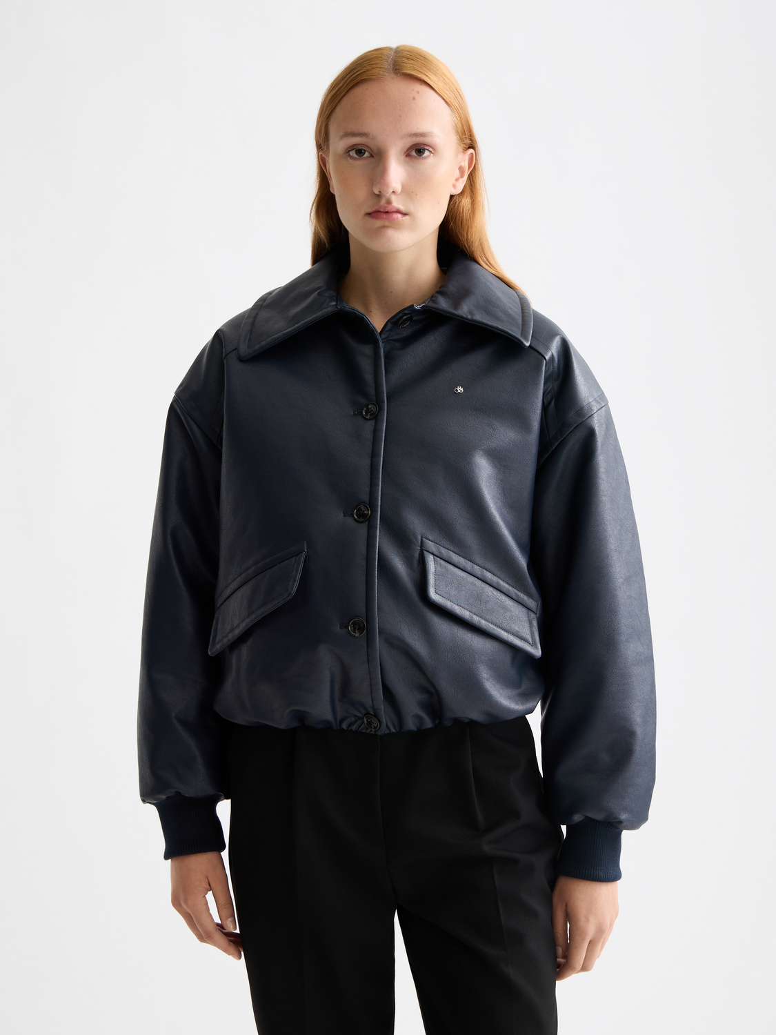 Lavender ג'קט בומבר דמוי עור לנשים SCOTCH & SODA