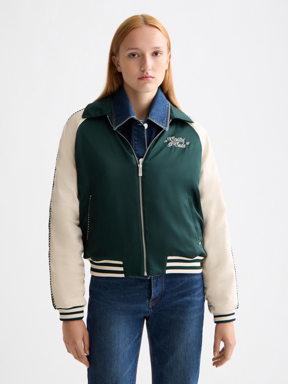 Beige ג'קט לנשים Reversible Souvenir 750 SCOTCH & SODA