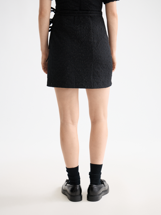 Black חצאית מיני לנשים Wrapped SCOTCH & SODA