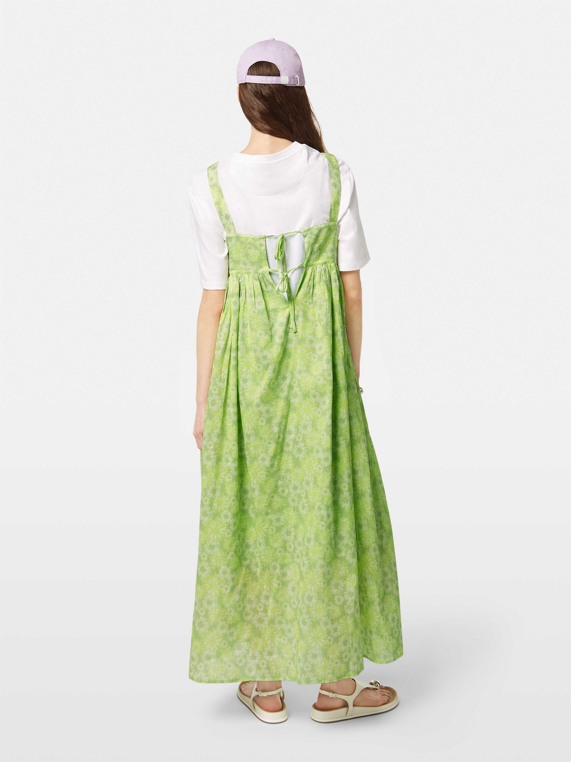 Beige שמלת מקסי רחבה לנשים SCOTCH & SODA