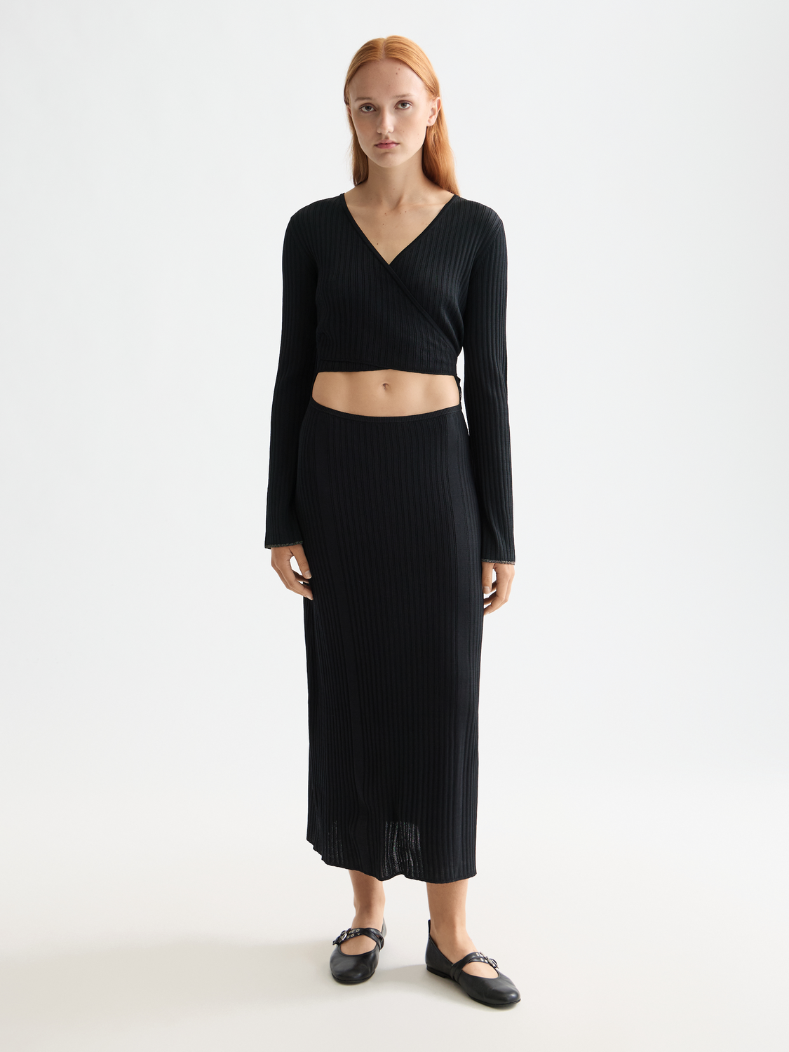 White Smoke שמלת מידי ריב לנשים SCOTCH & SODA