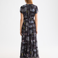 Dark Slate Gray שמלת מקסי פרחונית SCOTCH & SODA