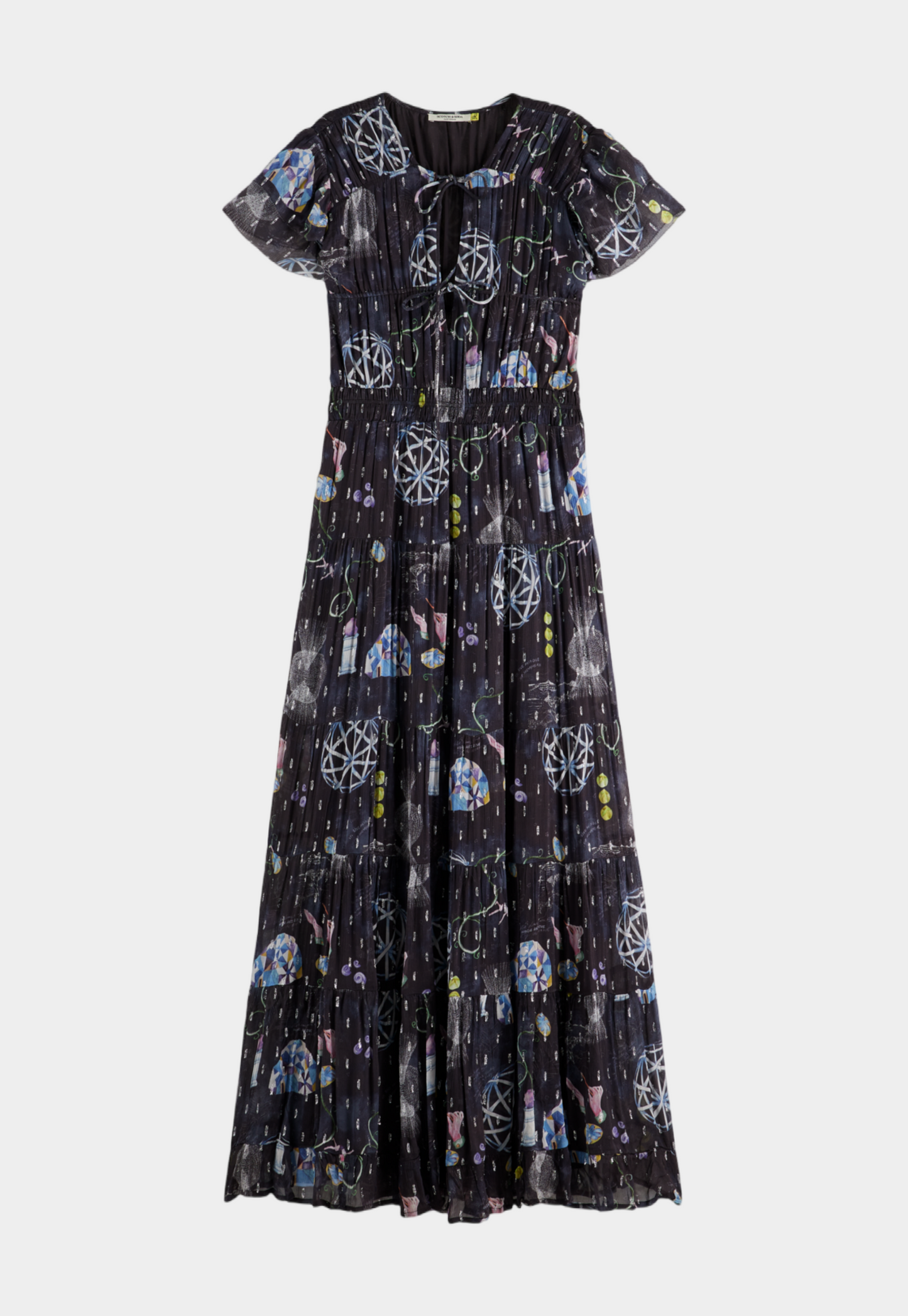 Lavender שמלת מקסי פרחונית SCOTCH & SODA